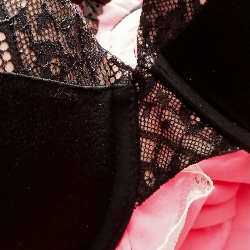 🌹Victoria's Secret Body by Victoria Sexy Black & Nude Bra w/Lace Detail 36D🌹 - Picture 13 of 13